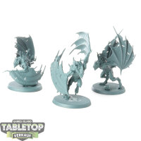 Flesh-eater Courts - 3 x Crypt Flayers - grundiert