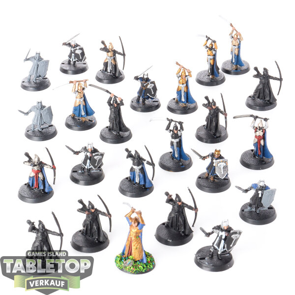 HdR Figuren - Gut - 24x Warriors of the Last Alliance - teilweise bemalt