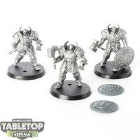 Stormcast Eternals - 3 x Annihilators - teilweise bemalt