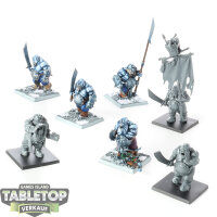 Ogre Kingdoms - 7x Ogor Gluttons - teilweise bemalt
