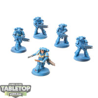 Ultramarines - 5 Infernus Marines - teilweise bemalt