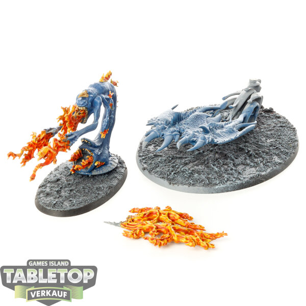 Disciples of Tzeentch - Burning Chariot of Tzeentch - bemalt