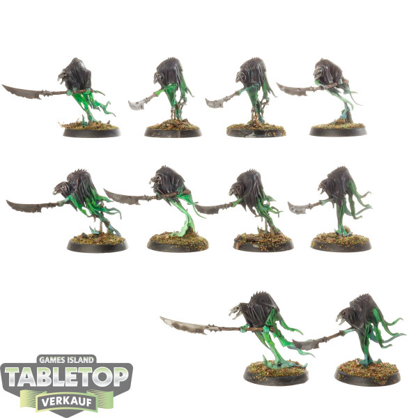 Nighthaunt - 9 x Glaivewraith Stalkers - bemalt