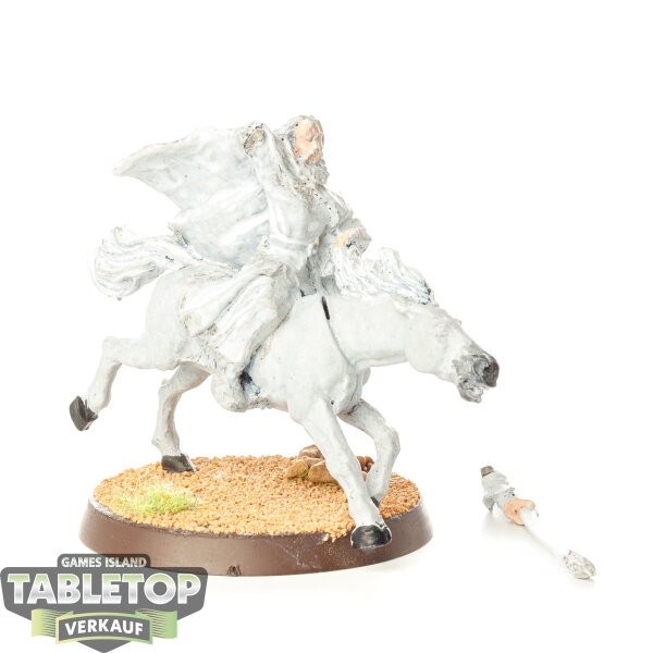 HdR Figuren - Gut - Gandalf on Shadowfax - teilweise bemalt