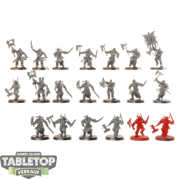 Blades of Khorne - 20x Bloodreavers - teilweise bemalt