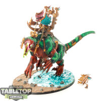Seraphon - Saurus Scar-Veteran on Carnosaur - bemalt