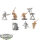 Adeptus Custodes - 7x Custodian Guard Squad - teilweise bemalt