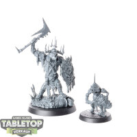 Orruk Warclans - Killaboss with Stab-grot - unbemalt