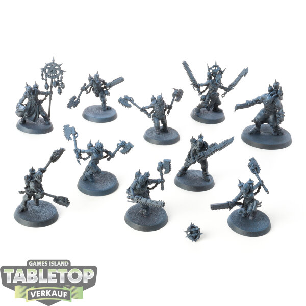 World Eaters - 10 x Jakhals - teilweise bemalt