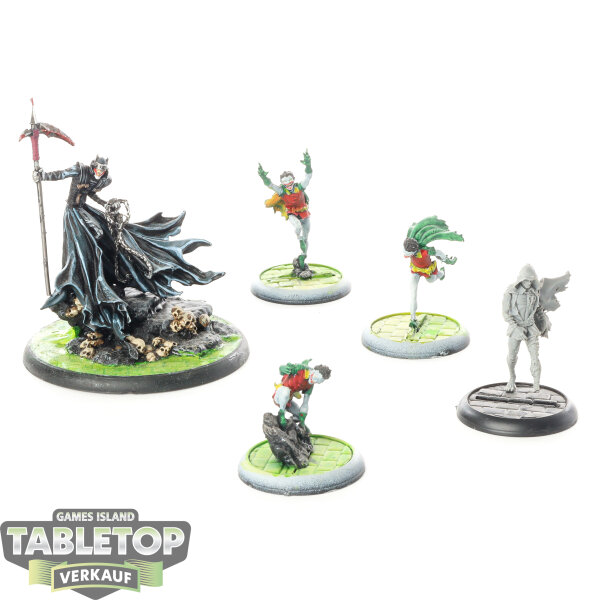 Knight Models - 5x Batman Who Laughs English - teilweise bemalt