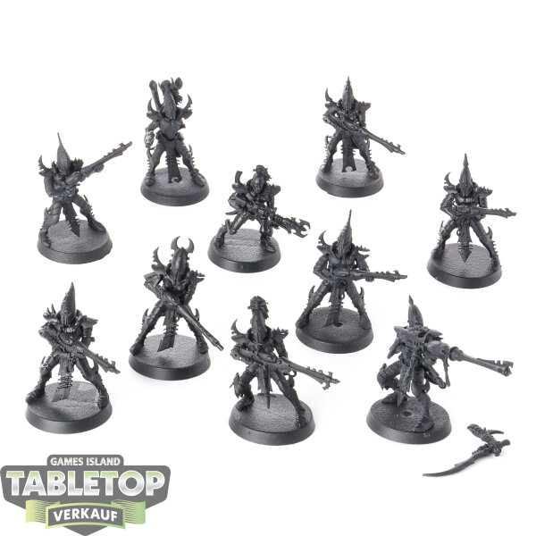 Drukhari - 10x Kabalite Warriors - grundiert