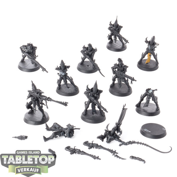Drukhari - 10x Kabalite Warriors - grundiert