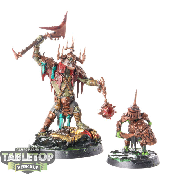 Orruk Warclans - Killaboss with Stab-grot - bemalt