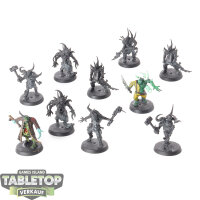 Death Guard - 10 Poxwalkers - teilweise bemalt