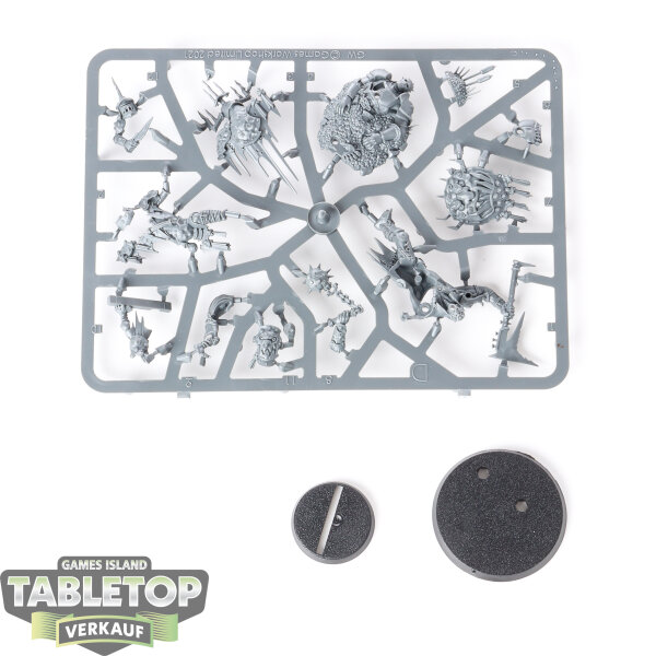 Orruk Warclans - 2x Killaboss with Stab-grot - im Gussrahmen