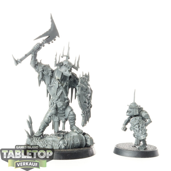 Orruk Warclans - Killaboss with Stab-grot - unbemalt