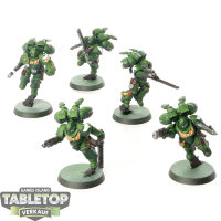Dark Angels - 5x Assault Intercessors with Jump Packs -...