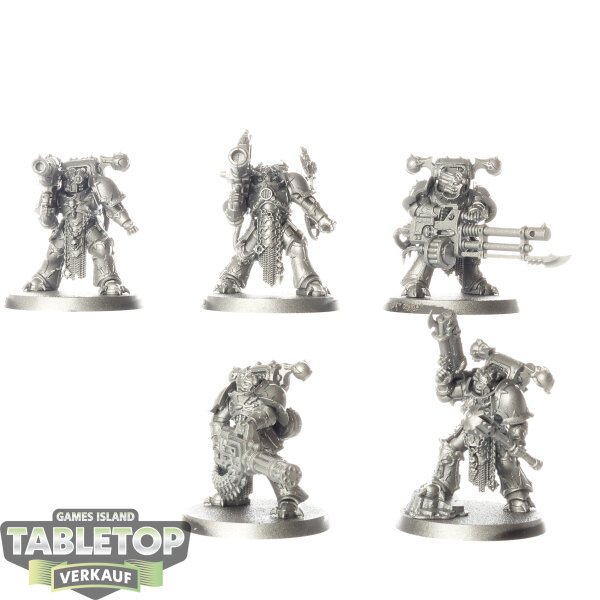 Chaos Space Marines - 5x Havocs - grundiert