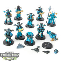 Thousand Sons - 10x Rubric Marines - teilweise bemalt