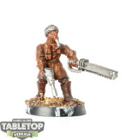 Astra Militarum - Steel Legion Sergeant - teilweise bemalt