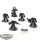 Dark Angels - 5x Deathwing Terminator Squad - grundiert