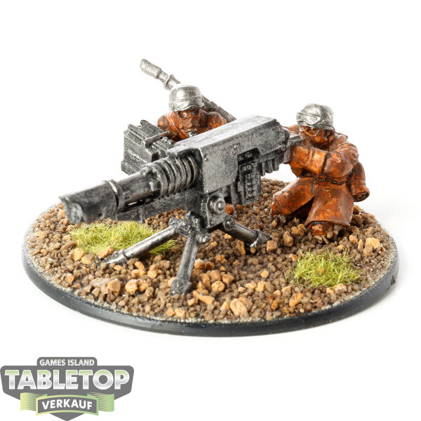 Astra Militarum - Armageddon Steel Legion Lascannon  Team - bemalt