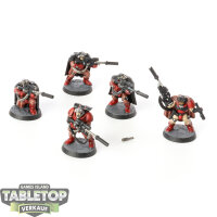 Space Marines - 5 Sniper Scouts klassisch - bemalt