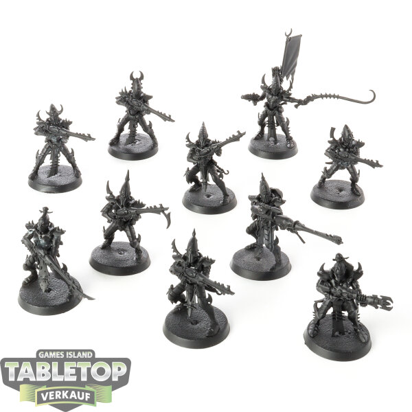 Drukhari - 10 Kabalite Warriors - grundiert