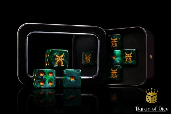Baron of Dice - Official Trench Crusade Dice Set - Iron Sultanate