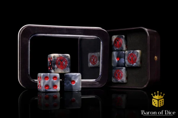 Baron of Dice - Official Trench Crusade Dice Set - Court of the Seven-Headed Serpent