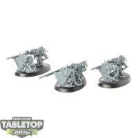 Skaven - 3x Warplock Jezzails - unbemalt