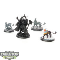 Stormcast Eternals - 4x Lord-Imperatant - teilweise bemalt
