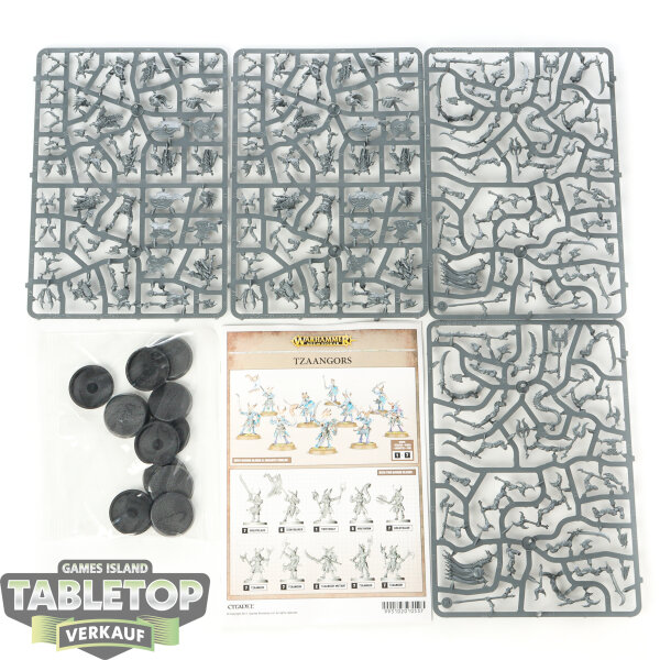 Disciples of Tzeentch - 10x Tzaangors - im Gussrahmen