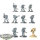 Horus Heresy - 10x MKIV Tactical Squad with Combi, Special & Heavy Weapons - teilweise bemalt
