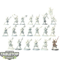 Beasts of Chaos - 20x Bestigor Herd - teilweise bemalt