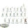 Beasts of Chaos - 20x Bestigor Herd - teilweise bemalt