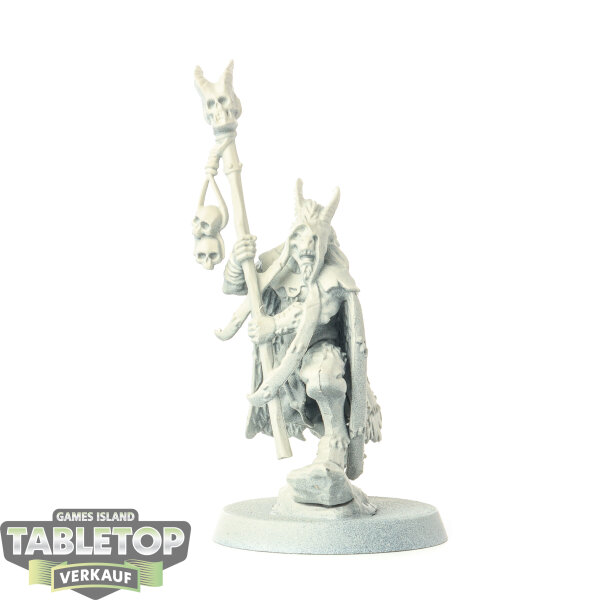Beasts of Chaos - Beastman Shaman - grundiert