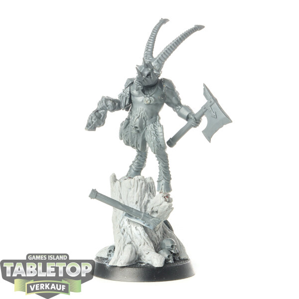 Beasts of Chaos - Beastman Chieftain  - unbemalt