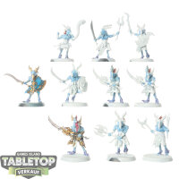 Disciples of Tzeentch - 10x Tzaangors - teilweise bemalt