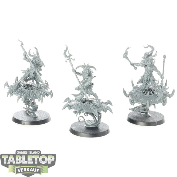 Disciples of Tzeentch - 3x Tzaangor Enlightened - unbemalt