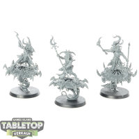 Disciples of Tzeentch - 3x Tzaangor Enlightened - unbemalt