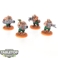 Ogor Mawtribes - 4 x Leadbelchers - bemalt