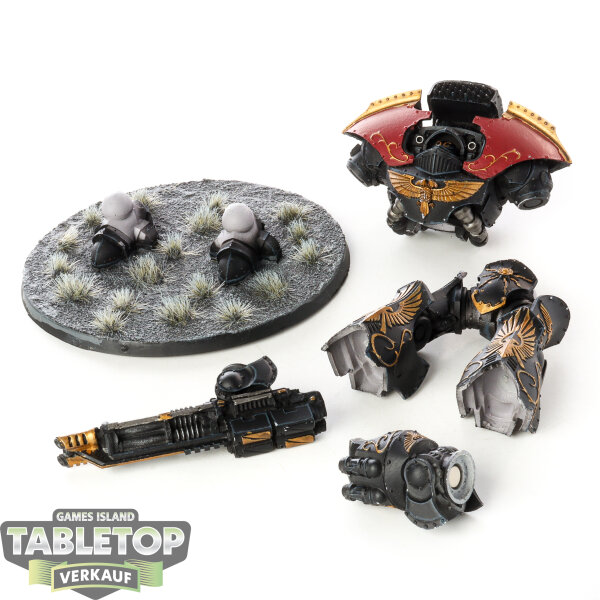 Adeptus Custodes - Legio Custodes Telemon Heavy Dreadnought with Storm Cannon - bemalt