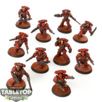 Space Marines - 10 x Assault Intercessors - bemalt