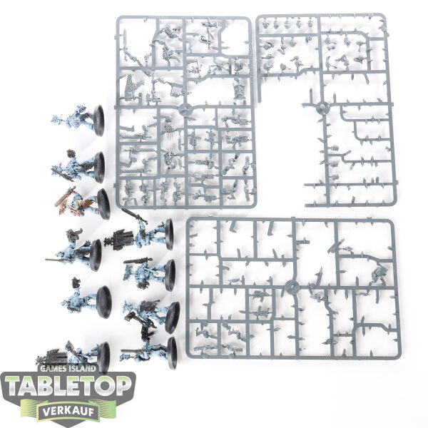Space Wolves - 10x Grey Hunters - teilweise gebaut