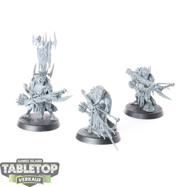 Orruk Warclans - 3x Man-Skewer Boltboyz - unbemalt