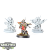 Orruk Warclans - 3x Man-Skewer Boltboyz - teilweise bemalt