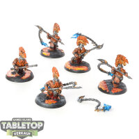 Fyreslayers - 5x Hearthguard Berzerkers - bemalt