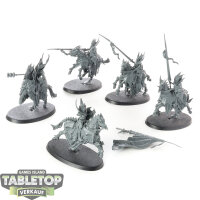 Soulblight Gravelords - 5x Blood Knights - unbemalt