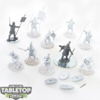 Dark Age - 10x Late Roman Infantry - teilweise bemalt